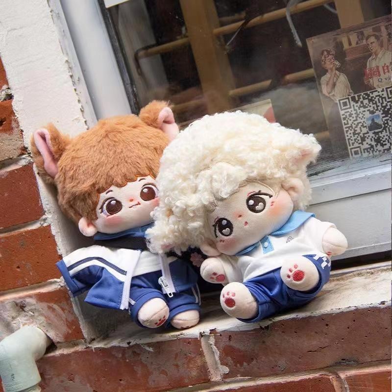 Búp Bê Cotton Ghế Tiếp Theo 20cm Quần Áo Bé Thuộc Tính Dễ Thương Đồng Phục Đi Học Phù Hợp Với Búp Bê Trang Phục