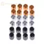 Ge 8pc 10 * 15mm 6mm Đường kính Trục có khía Nhôm Điều khiển âm lượng Potentiometer Núm n