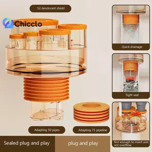 Phích cắm thoát nước sàn chống mùi Lõi lọc niêm phong Thoát nước sàn Khử mùi Nhà bếp Cống niêm phong Vòng giặt Đẹp