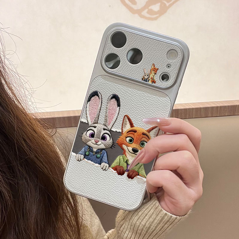 Ốp lưng iPhone mẫu Judy&Nick Ốp bảo vệ máy ảnh da mềm cao cấp - iP 7/8/X/XS/XR/11/12/13/14/15/16/17/Plus/Air/Pro/Max