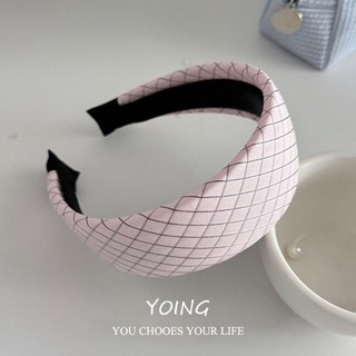 Yoing / Băng Đô Kẻ Sọc Phong Cách Hàn Quốc Nữ Đầu Lâu Cao Cấp Bấm Không Làm Tổn Thương Gói Rửa Mặt Chống Trơn Trượt Phụ Kiện Tóc Mũ Đội Đầu