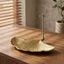 Giá đỡ cuộn dây muỗi từ tính JUNYUE88US, hình lá có khay đốt cuộn hương, Phong cách Bắc Âu chịu nhiệt chống rách Tiết kiệm không gian Gnat Coil Stand Phòng ngủ