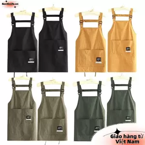 Tạp dề cắt tóc NORDICLIFE, Tạp dề nấu ăn chuyên nghiệp 2 kích cỡ, Quần áo làm việc có túi lớn chống thấm nước thoáng khí Dụng cụ làm tóc
