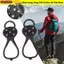 SNUGHOUSE 1 Cặp Kẹp Đá Spike, Giày Răng 5 / 8 Đa Năng Crampons, Vỏ Giày Chống Trơn Trượt Spike Mùa Đông Ngoài Trời