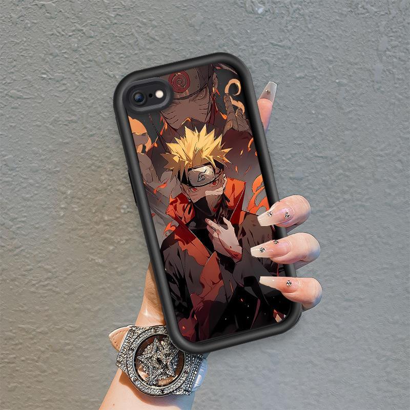 Ốp Lưng Cho iPhone 6 6s 7 8 se2020 Plus Hoạt Hình Silicon Phụ Kiện Vỏ Điện Thoại Mềm TPU One Piece Naruto Mắt Thiên Thần Chống Sốc Ốp Lưng