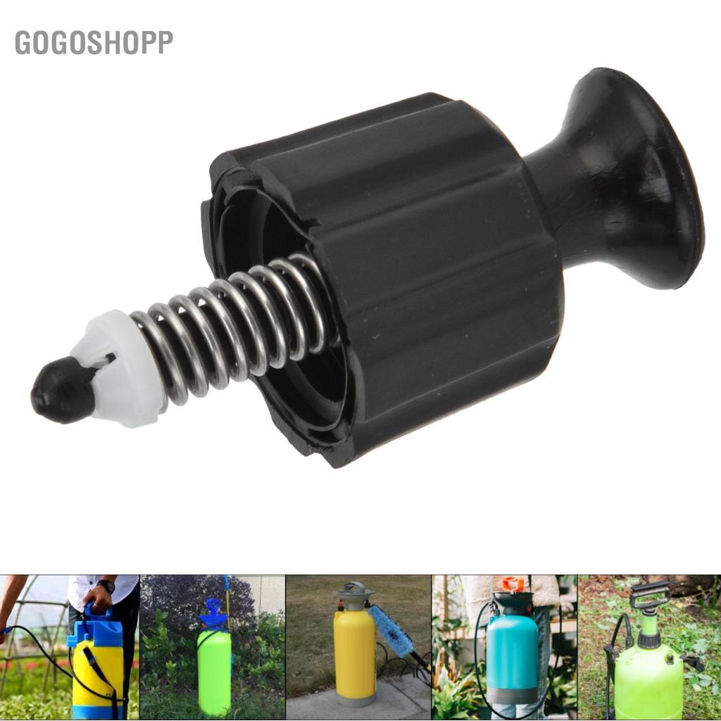 Gogoshopp Van giảm áp Giải phóng áp suất An toàn chống cháy nổ Thân thiện với môi trường cho sân vườn Máy phun cỏ ba lô 3L/5L/8L (Màu đen)