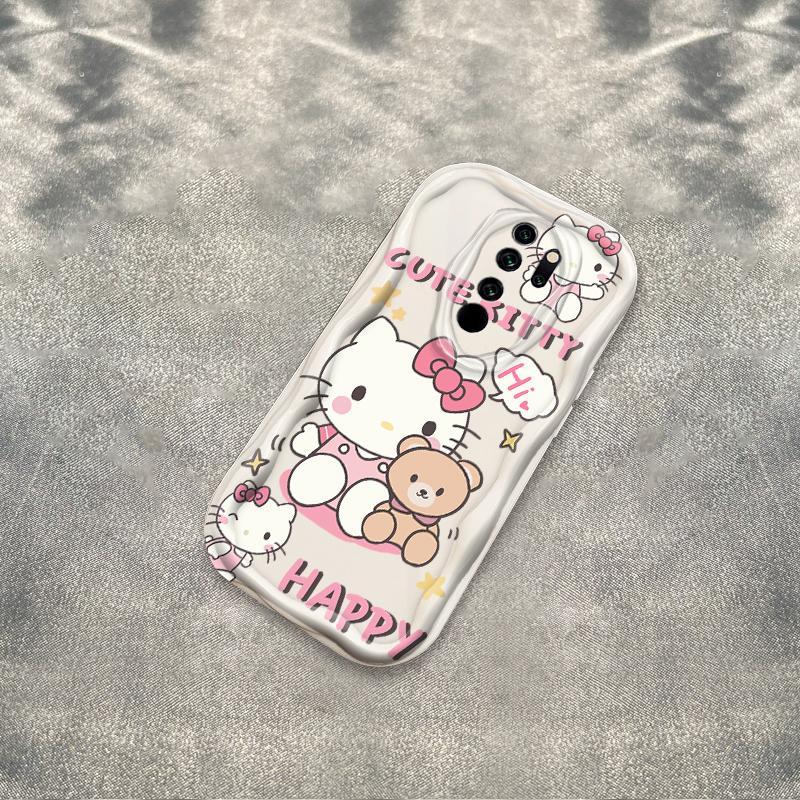 Thích hợp cho Redmi 9 POCO M2 Note 8 Pro 3D Art Soft TPU Kitty Rilakkuma Vỏ điện thoại chống sốc