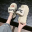 Dép Nữ ins Siêu Nóng Mùa Hè Phong Cách Mới Mặc Ngoài Nhỏ 8cm Đế Dày Tăng Chiều Cao Bánh Xốp Velcro Flip-Flops