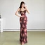 Cutenew Sling Hoa Váy In Hình Thẩm Mỹ Bodycon Hình Eo Hông Kẹp Thanh Lịch Nữ Mùa Hè Pháp Lãng Mạn Phong Cách