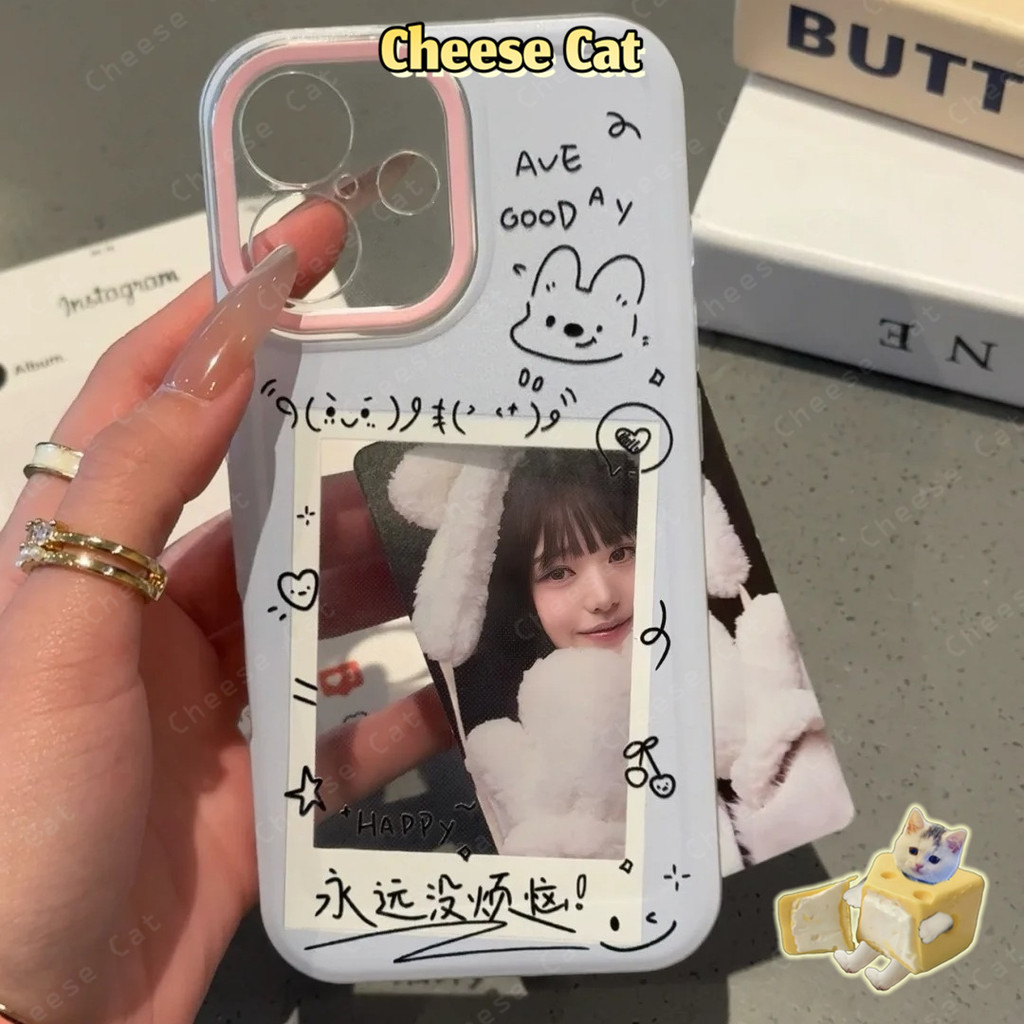 Có thể đựng những tấm thẻ nhỏ Ốp lưng iPhone khung ảnh tức thời sáng tạo cho iPhone 16 15 14 13 12 11 17 Pro Max X 7Plus