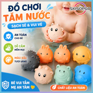 【SKISOPGO】Bóng Massage Cho Bé – Nhai, Cầm Nắm, Rèn Cảm Giác & Trí Não,Set 14 bóng cảm giác,Textured Multi Ball Set
