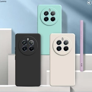 Tpu mềm cho Ốp lưng Realme 12 + 5g màu trơn Realme 12 Plus 5G Vỏ bảo vệ silicon chống rơi màu trơn đơn giản