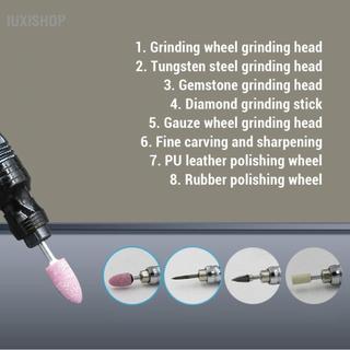 iuxishop 1/4in Bộ máy mài bút chì khí nén mini KP-6110 2.3mm/3 mm Collet 70000 vòng / phút để mài Đánh bóng Khắc Điều chỉnh tốc độ vô cấp Hộp nhựa có tay cầm chống trượt