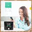 Máy đo chất lượng không khí Tuya WiFi Máy đo độ ẩm nhiệt độ PM2.5 Màn hình LED di động cho gia đình