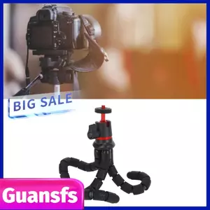 Guansfs Chân đế máy ảnh guansfs Chân đế xoay 360° bằng kim loại và gậy chụp ảnh tự sướng di động bằng nhựa ABS