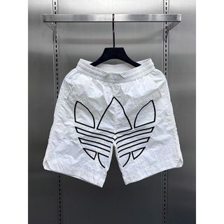Quần short nam mùa hè thấm hút mồ hôi, vừa vặn, thiết kế thêu thời thượng