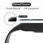 2-10 Chiếc Cong Kính Cường Lực Cho Amazfit Pop Pro 3S 3R 2 Band 7 5 Đen Edge Bảo Vệ Màn Hình Cho Amazfit Bip S lite 3 U Pro 6 5 Unity Anti-Fingerprints Phim Kính HD