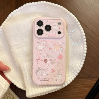 [Sheren] Ốp điện thoại giá trị cao Sweetheart Cat Thích hợp cho i17 16 15 14 13 12 11 pro max Vỏ bảo vệ chống sốc