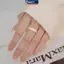Nhẫn nữ vintage hoa cúc dễ thương, điều chỉnh size linh hoạt, phụ kiện thời trang