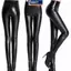 MAKY Nữ Thiên Tính Quần Legging Skinny Quần Da Ấm Quần Eo Cao VN
