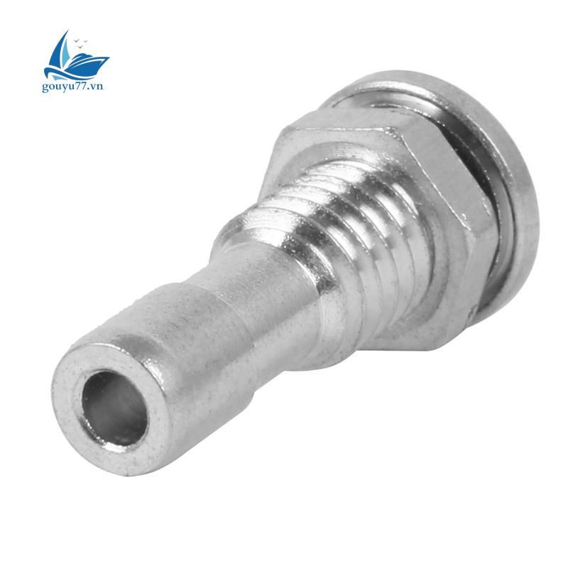 [gouyu77.vn] 2 Ống thoát nước thuyền RC bằng nhôm có ốc vít vòng chữ O cho thuyền RC để làm mát động cơ M6