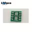 100 Bộ chuyển đổi IC SOP8 sang DIP8 Bộ chuyển đổi SMD sang DIP Bảng ổ cắm 0,65mm 1,27mm, Tương thích với TSSOP8 / SSOP8