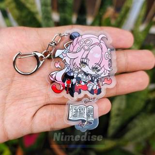 Gantungan Kunci Wuthering Waves Akrilik Transparan Keychain Changli Gift Souvenir Hadiah Anime Kado Ganci Yinlin