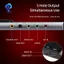 Thẻ âm thanh quang ngoài USB 6 trong 1 Bộ chuyển đổi âm thanh đa chức năng cho máy tính xách tay Thẻ âm thanh nhôm