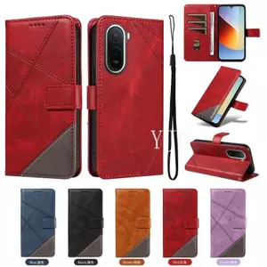 YJD Ốp Lưng Cho Redmi A7 Pro Kim Cương Lưới Nối Khe Cắm Thẻ Da Dây Đeo Tay Chống Rơi Vỏ Điện Thoại