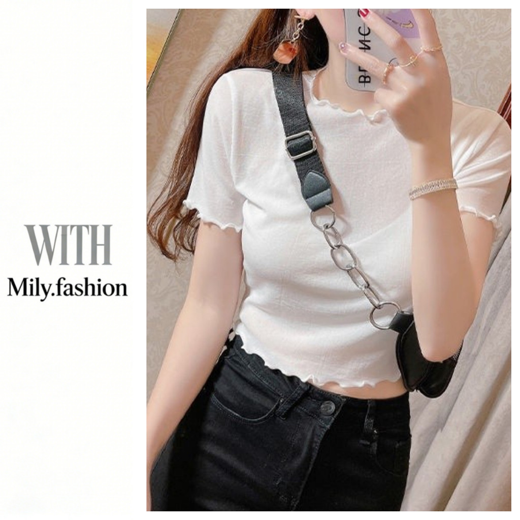 Váy treo mùa hè xuyên thấu Milyfashion có gạc ngắn tay T mỏng