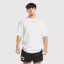 Áo thun cổ tròn Unisex Vintage Series với họa tiết thể dục và thể hình cổ điển, mềm mại