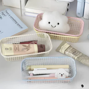 Giỏ Đựng Đồ Nhựa Lưới Mini Đa Năng TORO Rổ Đựng Mỹ Phẩm, Văn Phòng Phẩm, Đồ Dùng Cá Nhân Gọn Gàng Tiện Lợi