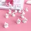 AqToCna - Bộ 10 Thỏ Nhựa Mini Dễ Thương, Trang Trí Nhà Búp Bê