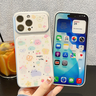 Phim hoạt hình nhỏ tươi mát và dễ thương cho iphone17promax 16promax 15promax 15pro iphone15 14promax Vỏ iphone TPU mới chống bụi
