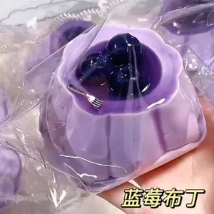 Siêu Mềm việt quất Pudding Pinch Âm Nhạc Thực Phẩm Silicon Giải Nén Đồ Chơi Văn Phòng Dễ Thương Giá Rẻ Sách Nhỏ Đỏ 4.28