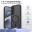 Ốp lưng Infinix Hot 70 Vỏ thu hút từ tính màu đen mờ cho vỏ điện thoại Infinix Hot 70