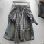 Quần Short Denim Nữ Retro Rách, Mùa Hè, Mỏng, Ống Rộng