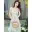 Bộ đồ hai mảnh áo len cardigan xanh phong cách cổ tích Super Fairy Forest, phù hợp xuân hè