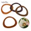 AqToCna Túi Gỗ Tay Cầm Diy D Hình Túi Tay Cầm Thay Thế Túi Tote Tay Cầm Cổ Điển Ví Tay Cầm Dây Gỗ Túi Phụ Kiện AqToCna
