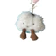 Mặt dây chuyền Jellycat Ba tiêu chuẩn hoàn chỉnh với con dấu thép Barcelo Bear Cà tím Croissant