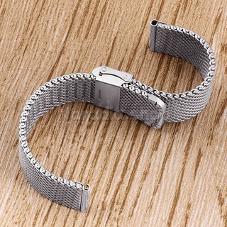 18-24mm 1.0 Lưới Milanese Thép Không Gỉ Dây Đeo Đồng Hồ Cho Doanh Nhân Kim Loại Dây Đeo Đồng Hồ Nam Nữ Vòng Tay Thay Thế