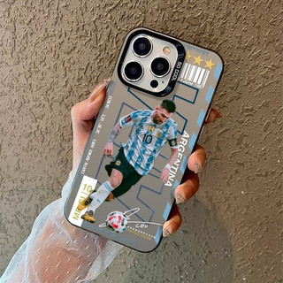 Ốp Điện Thoại Ngôi Sao Bóng Đá Tương Thích Cao Cấp iPhone 7Plus 16Pro Chống Mài Mòn 14Plus 13Pro 15ProMax 12ProMax Hợp Thời Trang 11 XSMAX 17PROMAX Vỏ Bảo Vệ Chống Sốc Chống Sốc