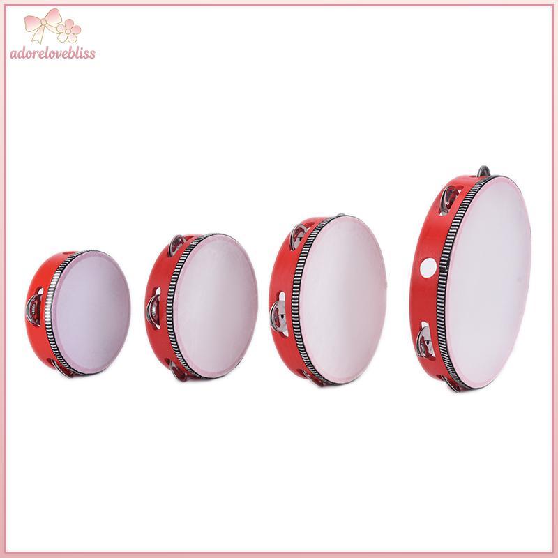 THÊM Nhạc cụ Trống Tambourine Trẻ em Giáo dục âm nhạc Tambourine BSS