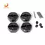 Bộ chuyển đổi nâng cấp xe RC Lục giác 12mm cho xe tải Mini 1 / 18 Bộ phận nâng cấp xe RC màu đen