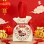 TRTR Năm Ngựa túi rút dây hoạt hình nhỏ đựng kẹo quà tặng tiệc Navidad 2026 túi đựng kẹo Tết