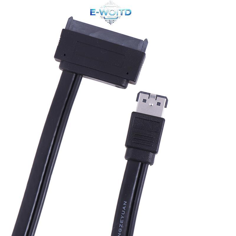 E-WOITD Power esata usb 2.0 5v 12vbo đến 2.5 '' 3.5 '' 22pin sata hdd cáp chuyển đổi E-WOITD