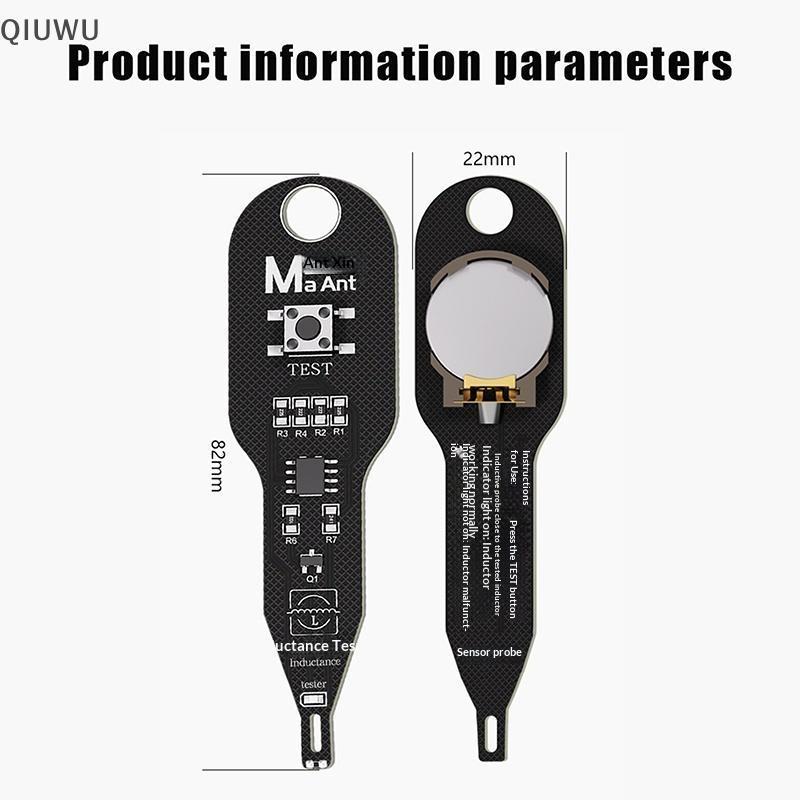 Máy kiểm tra cảm ứng QIUWU Máy dò cuộn dây bo mạch chủ với tấm Che cảm ứng lỗi nhanh cho PC Laptop Sửa chữa máy tính để bàn Sử dụng tại nhà.