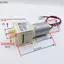 QIUWU 1 Chiếc DC 12V Micro 370 Động Cơ Hút Áp Lực Âm Máy Bơm Không Khí Mini Cho Robot Quét Bụi.