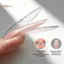 TRTR Sandwich Dual Nail Forms 60 chiếc 15Size Qui Extensions-Dual Forms Hình chữ T Ellipse Làm móng tay Hình dạng khuôn trên Khuôn đáy 3D VN