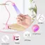 TRTR Móng Tay LED UV Đèn Để Sấy Gel Móng Tay Ba Lan Kẹp Bàn Linh Hoạt Mini Di Động USB Đèn Móng Tay Máy Sấy Đèn UV Cho Làm Móng Tay Salon VN